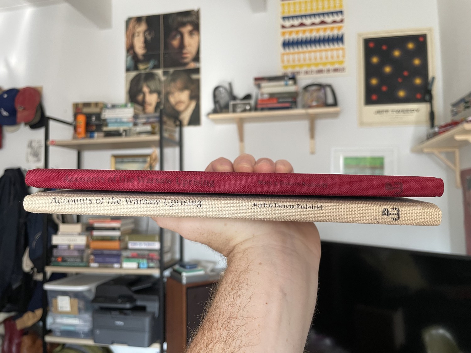 Accounts of the Warsaw Uprising — hand-bound